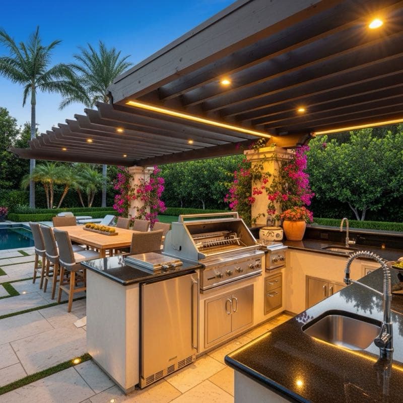 Outdoor Kitchen in Brentwood