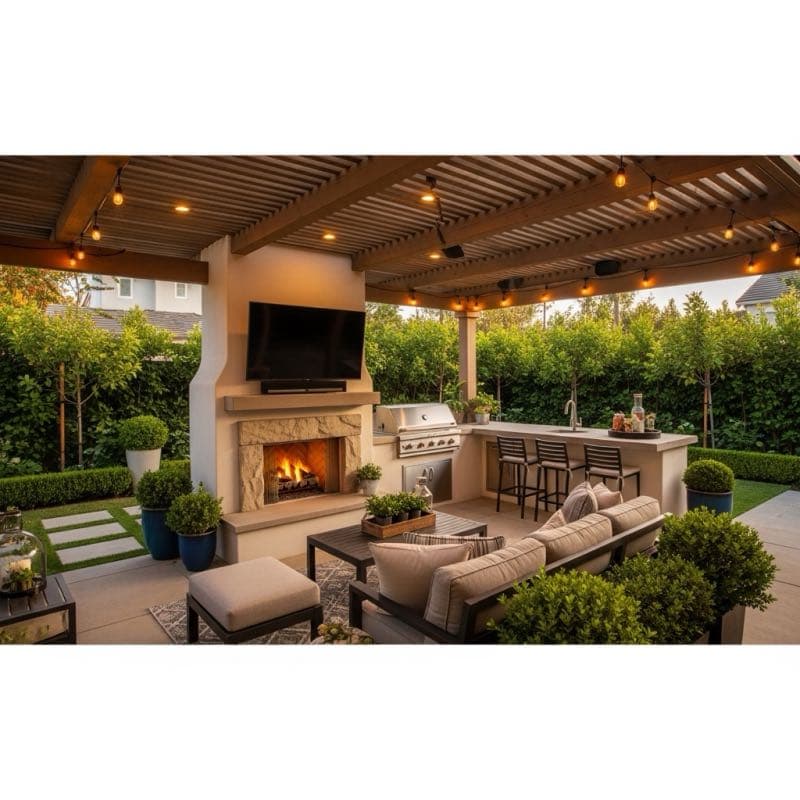 Outdoor Living Space in Cheviot Hills