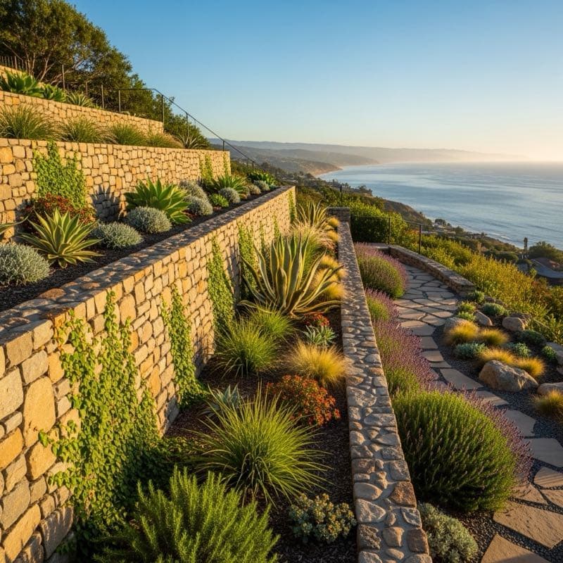 Retaining Wall in Pacific Palisades