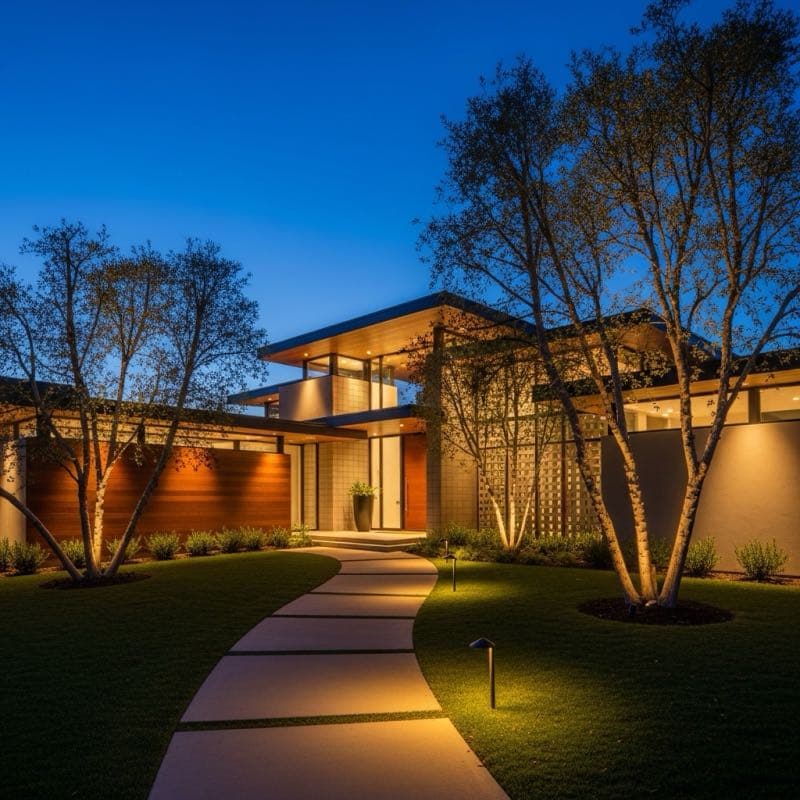 Landscape Lighting in Playa Vista