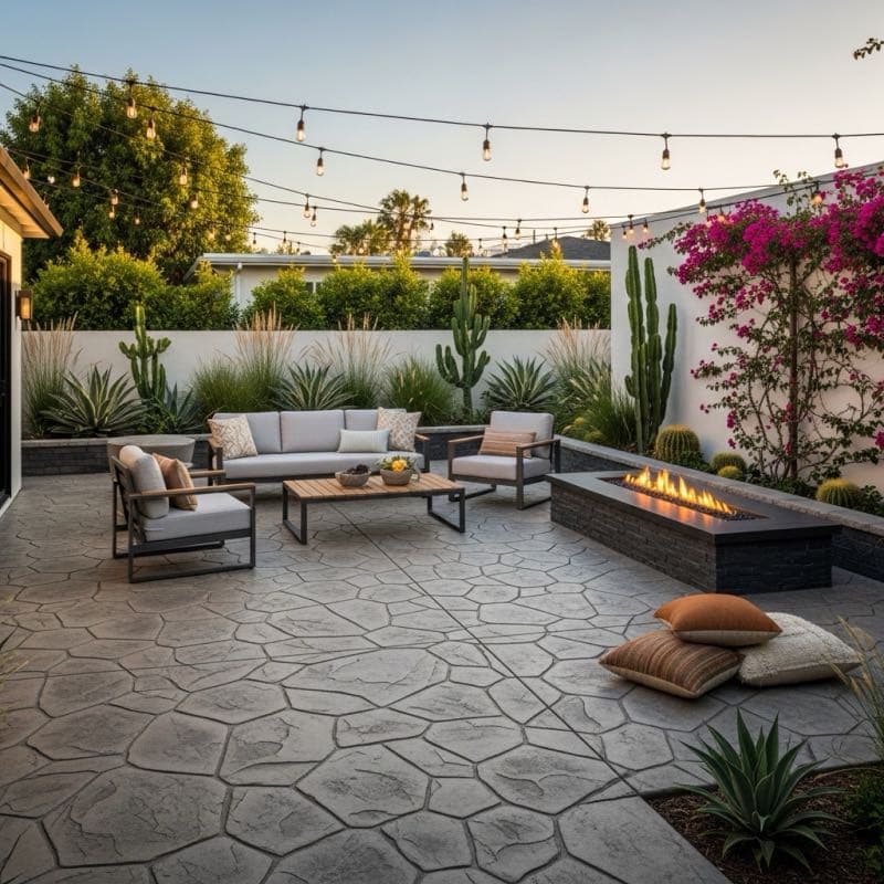 Stamped Concrete in West Hollywood