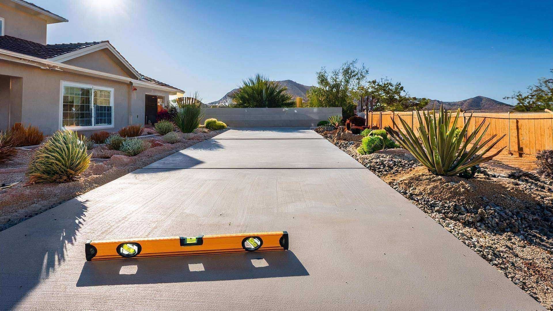 Driveway concrete by Buildda in Southern California
