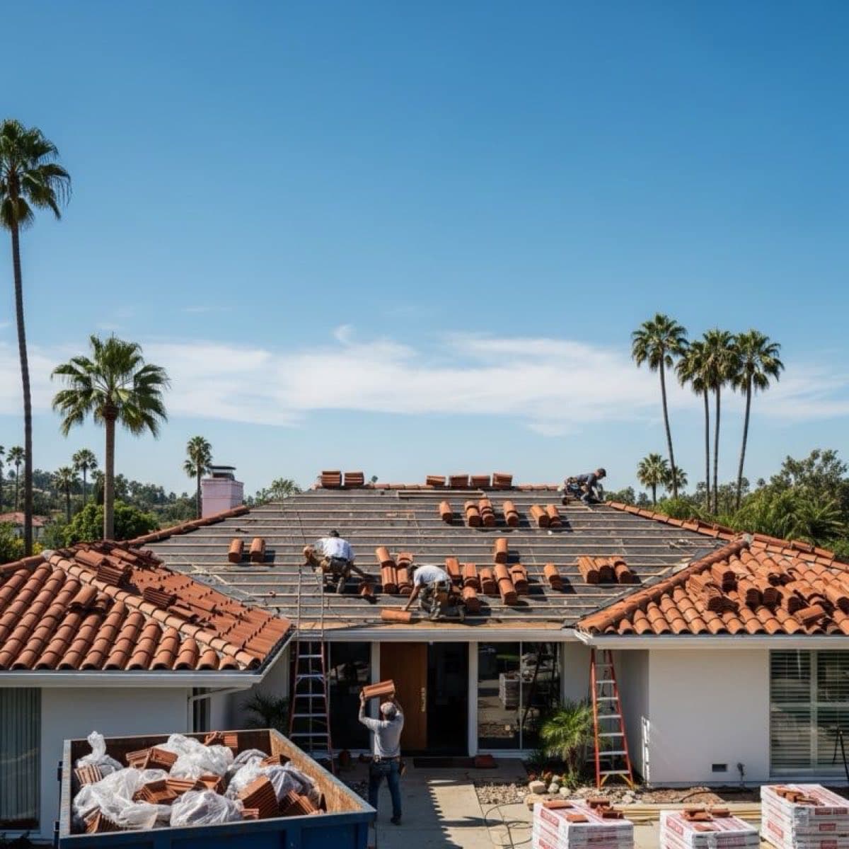 Roofing in Baldwin Hills