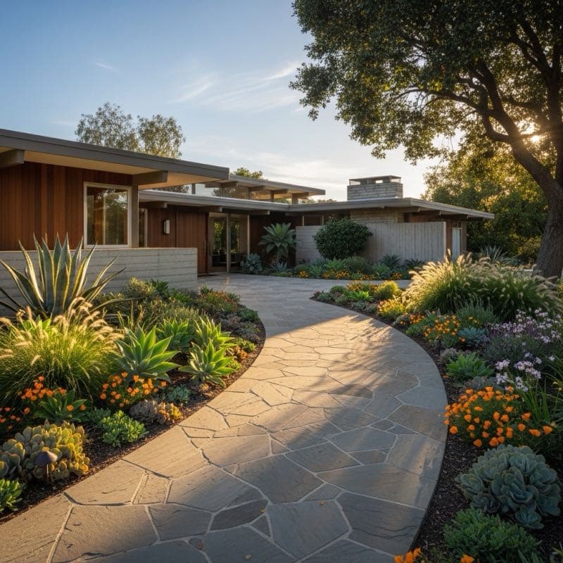 Walkway in Baldwin Hills