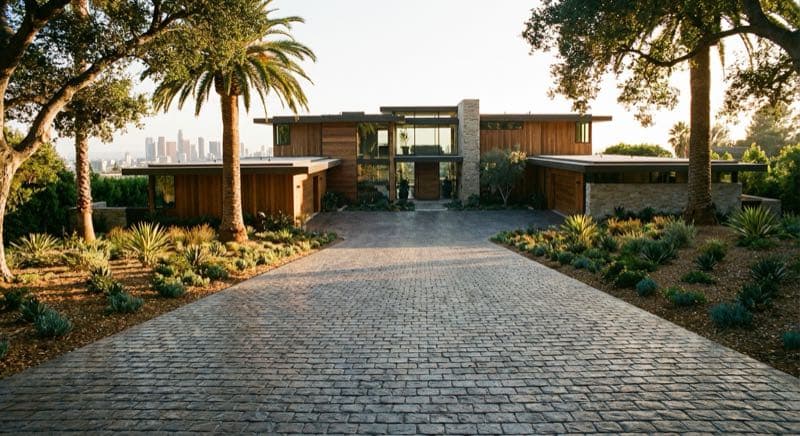 Driveway in Beverly Hills